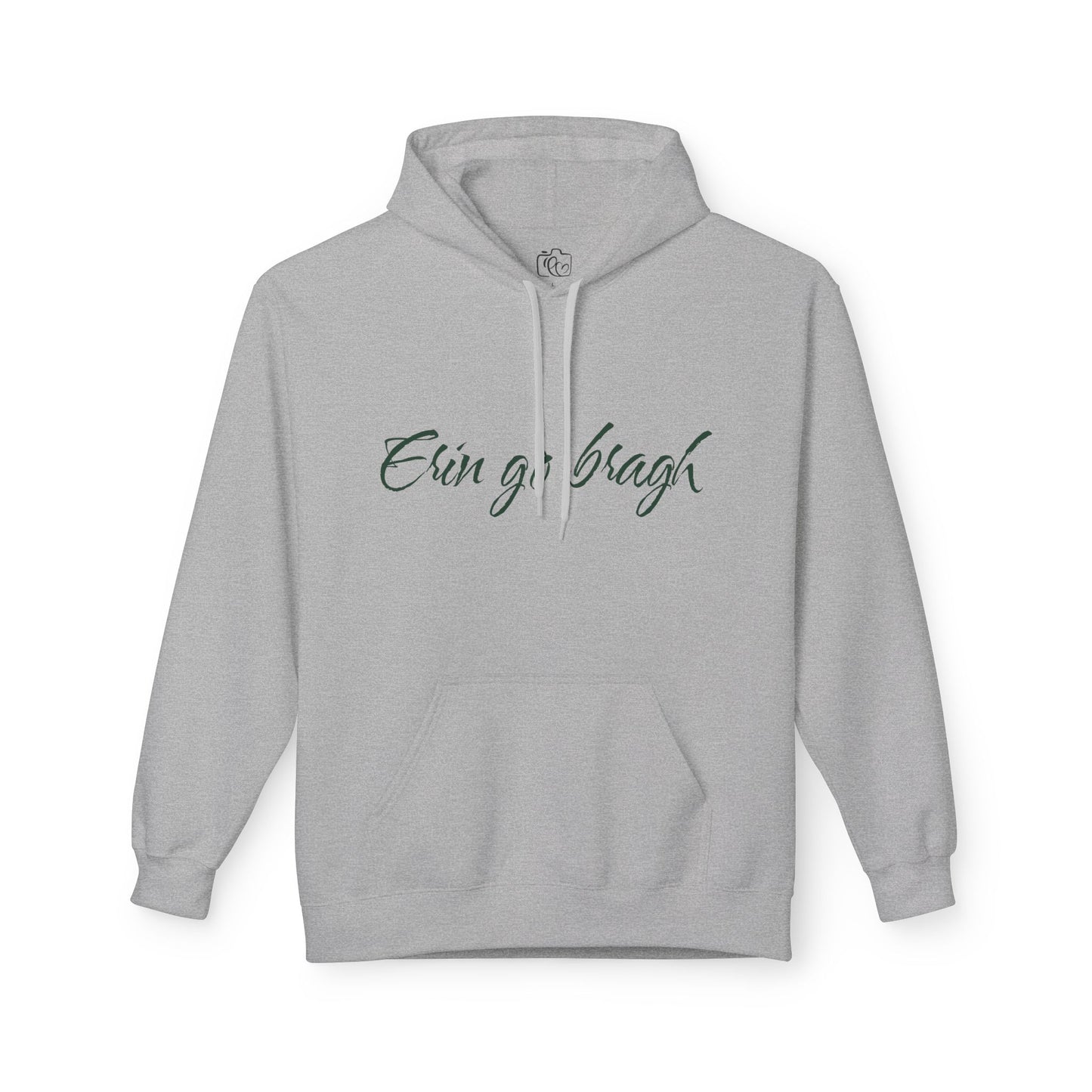 Ireland Forever Hoodie with Shamrock Design, Cozy Fleece Sweatshirt