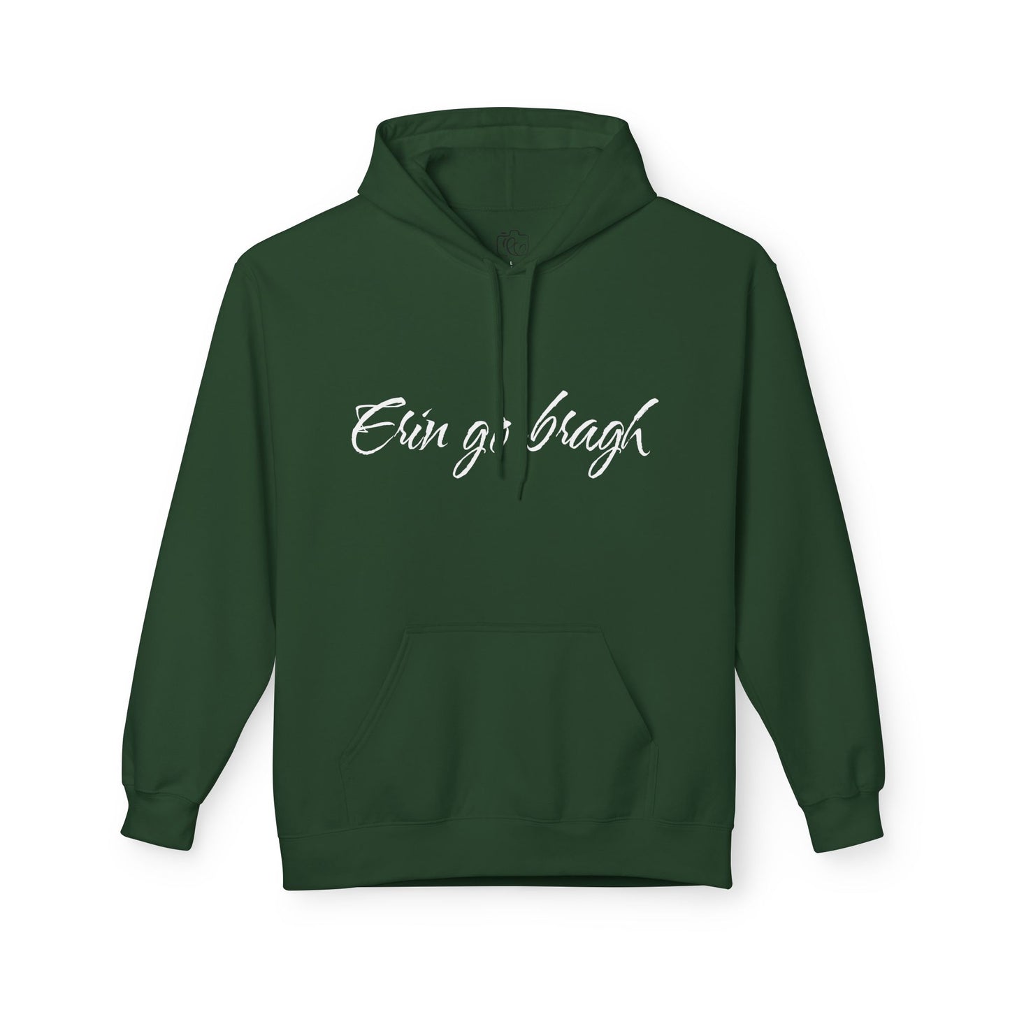 Ireland Forever Hoodie with Shamrock Design, Cozy Fleece Sweatshirt
