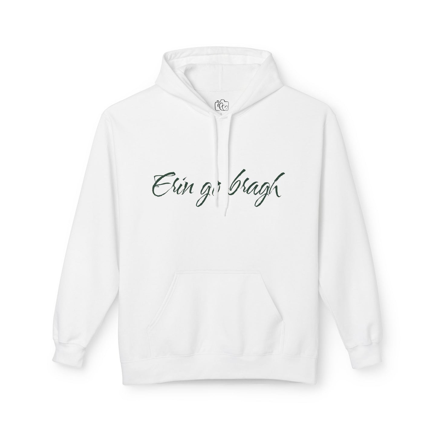 Ireland Forever Hoodie with Shamrock Design, Cozy Fleece Sweatshirt