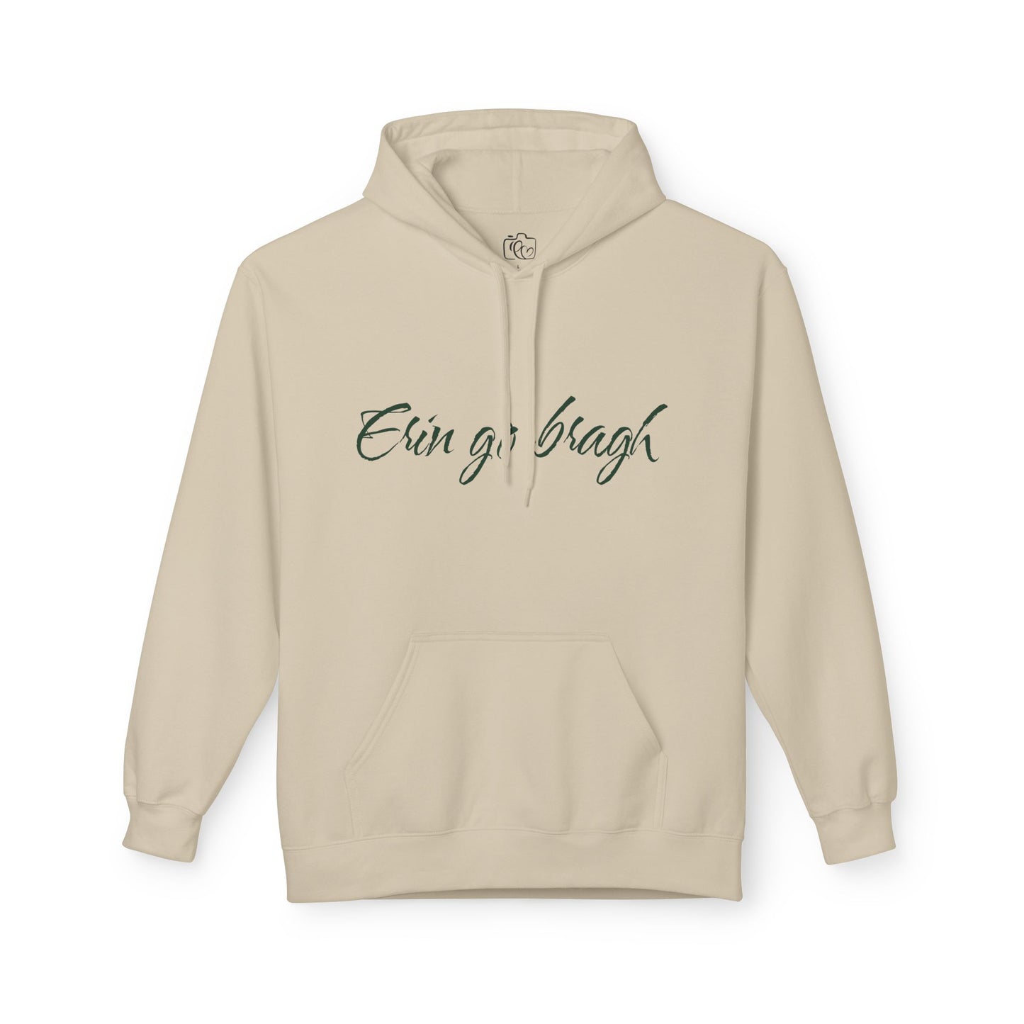 Ireland Forever Hoodie with Shamrock Design, Cozy Fleece Sweatshirt