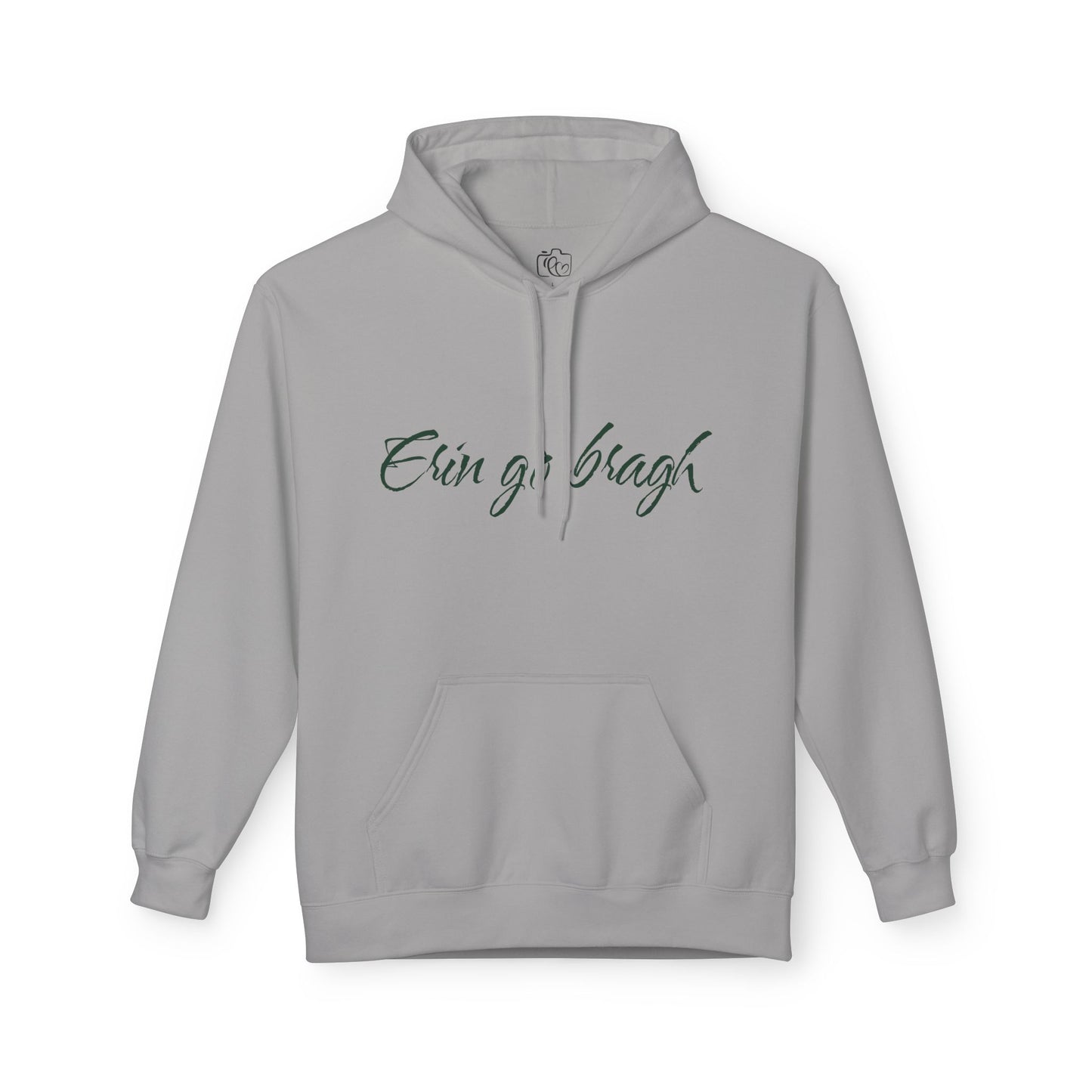 Ireland Forever Hoodie with Shamrock Design, Cozy Fleece Sweatshirt