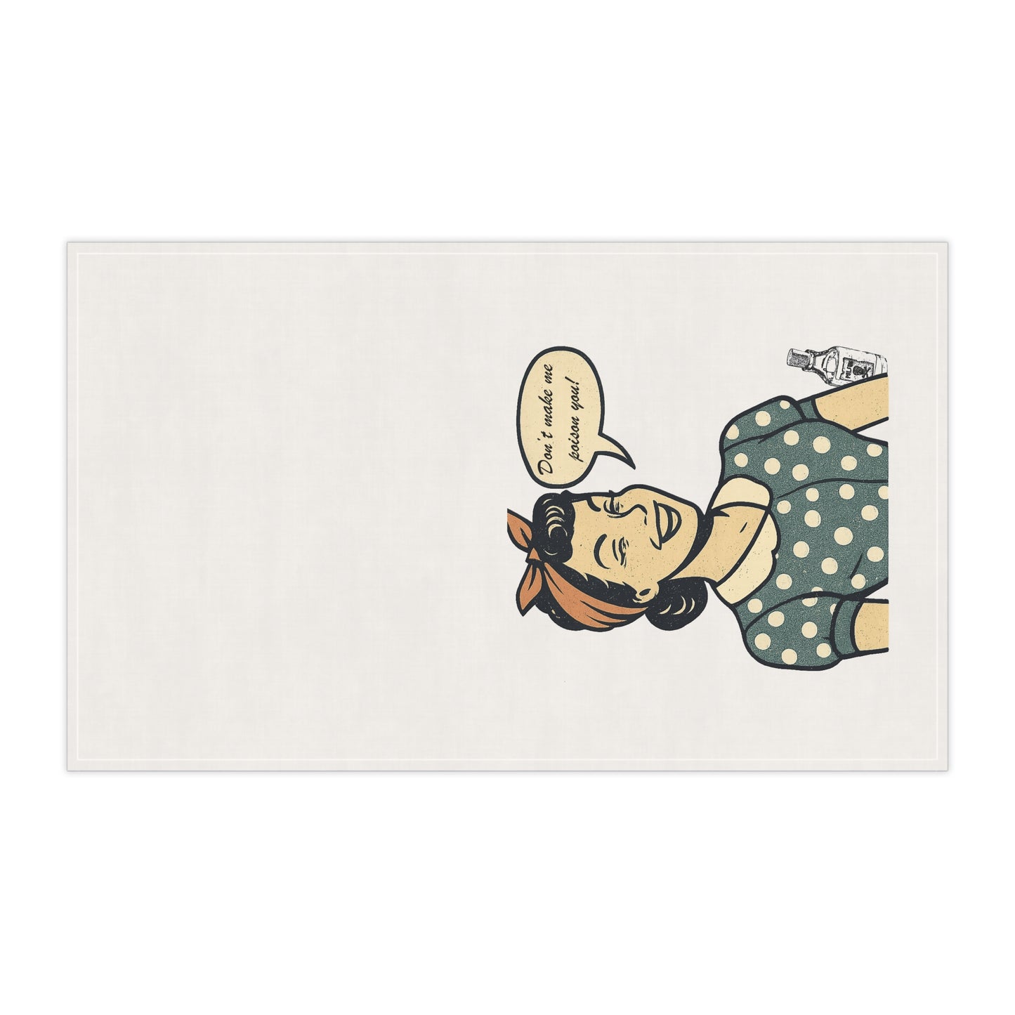 Humorous Cotton Towels, Gift for Home Cooks, Kitchen Decor