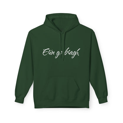 Ireland Forever Hoodie with Shamrock Design, Cozy Fleece Sweatshirt