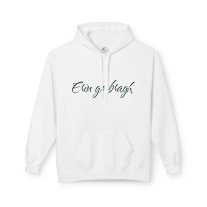 Ireland Forever Hoodie with Shamrock Design, Cozy Fleece Sweatshirt
