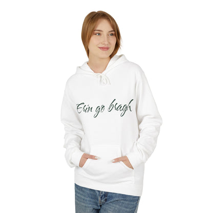 Ireland Forever Hoodie with Shamrock Design, Cozy Fleece Sweatshirt
