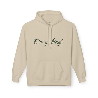 Ireland Forever Hoodie with Shamrock Design, Cozy Fleece Sweatshirt