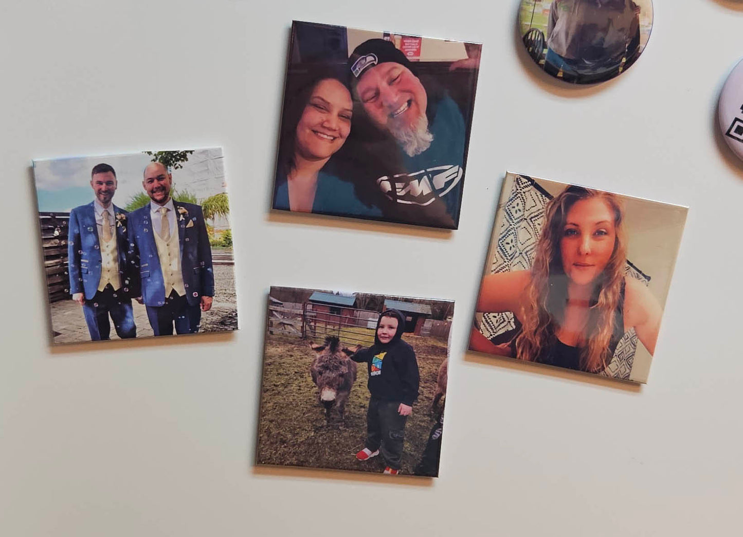 Square 3 x 3" Magnets Set of 4