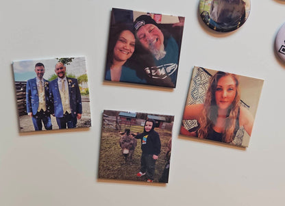 Square 3 x 3" Magnets Set of 4