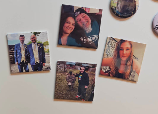 Square 3 x 3" Magnets Set of 4