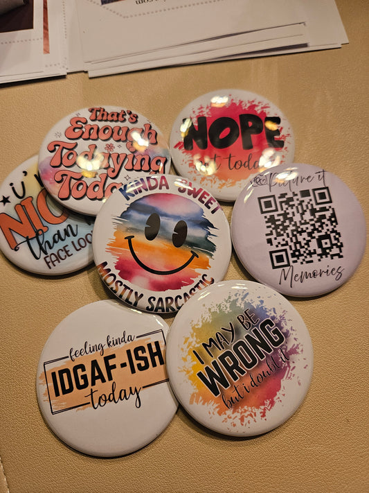 Sassy Sarcastic Round Pre-made