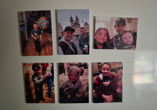 Rectangle 3.5 x 2.5" Magnets Set of 6